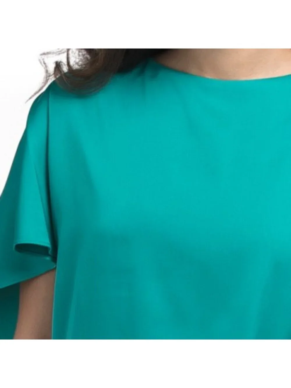 LIV FOSTER Cape Satin Mini Dress